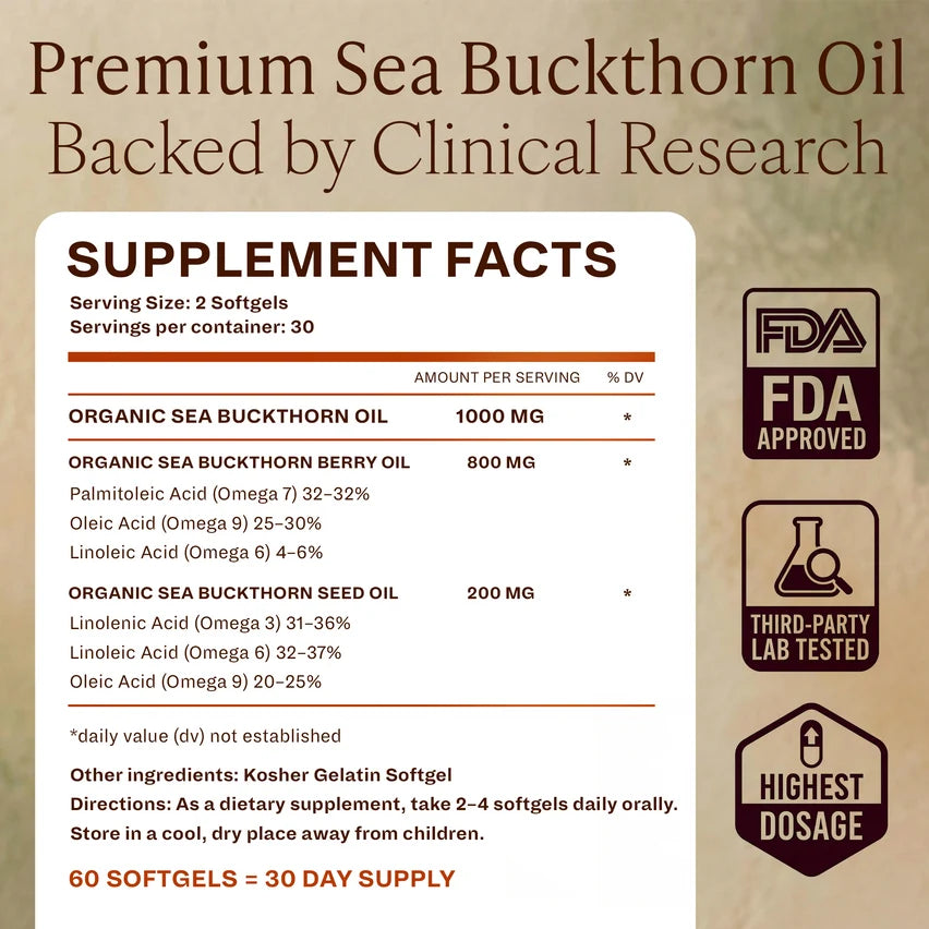 Soakt Sea Buckthorn Oil
